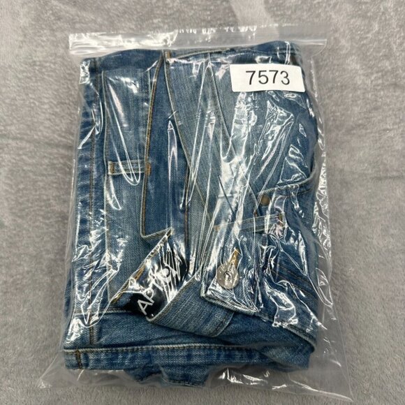 APT 9 Jeans Mens 38x30 Blue Denim Relaxed Straight Leg 5 Pocket Pants Cotton - Picture 11 of 11